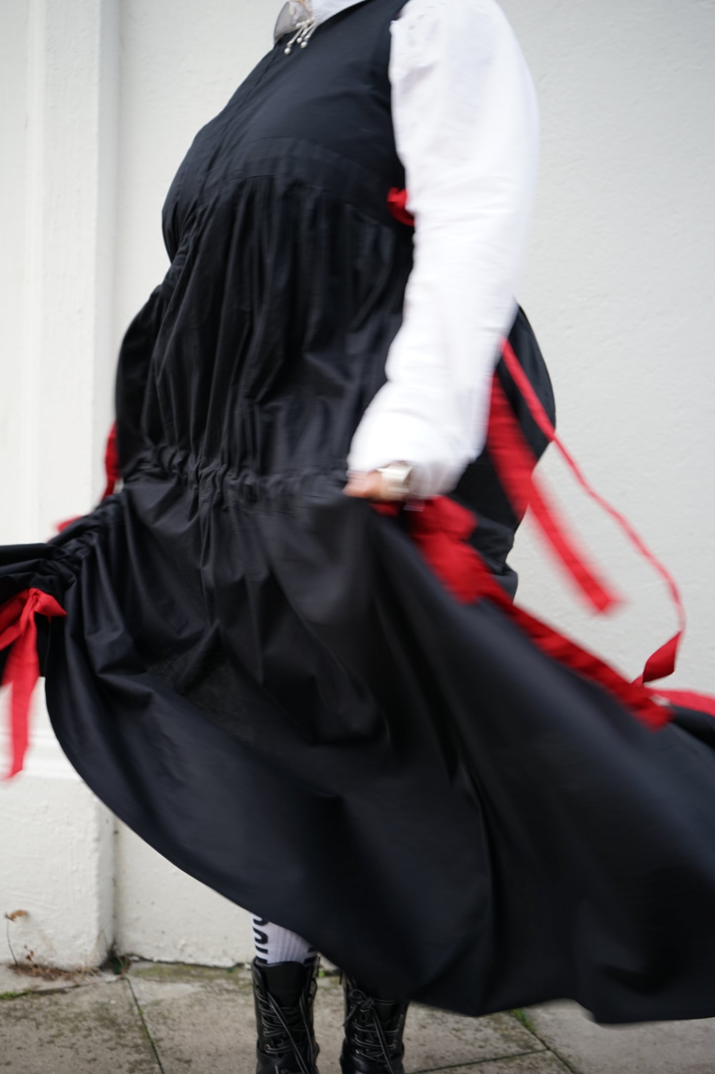 Anxious Dress - black/ red