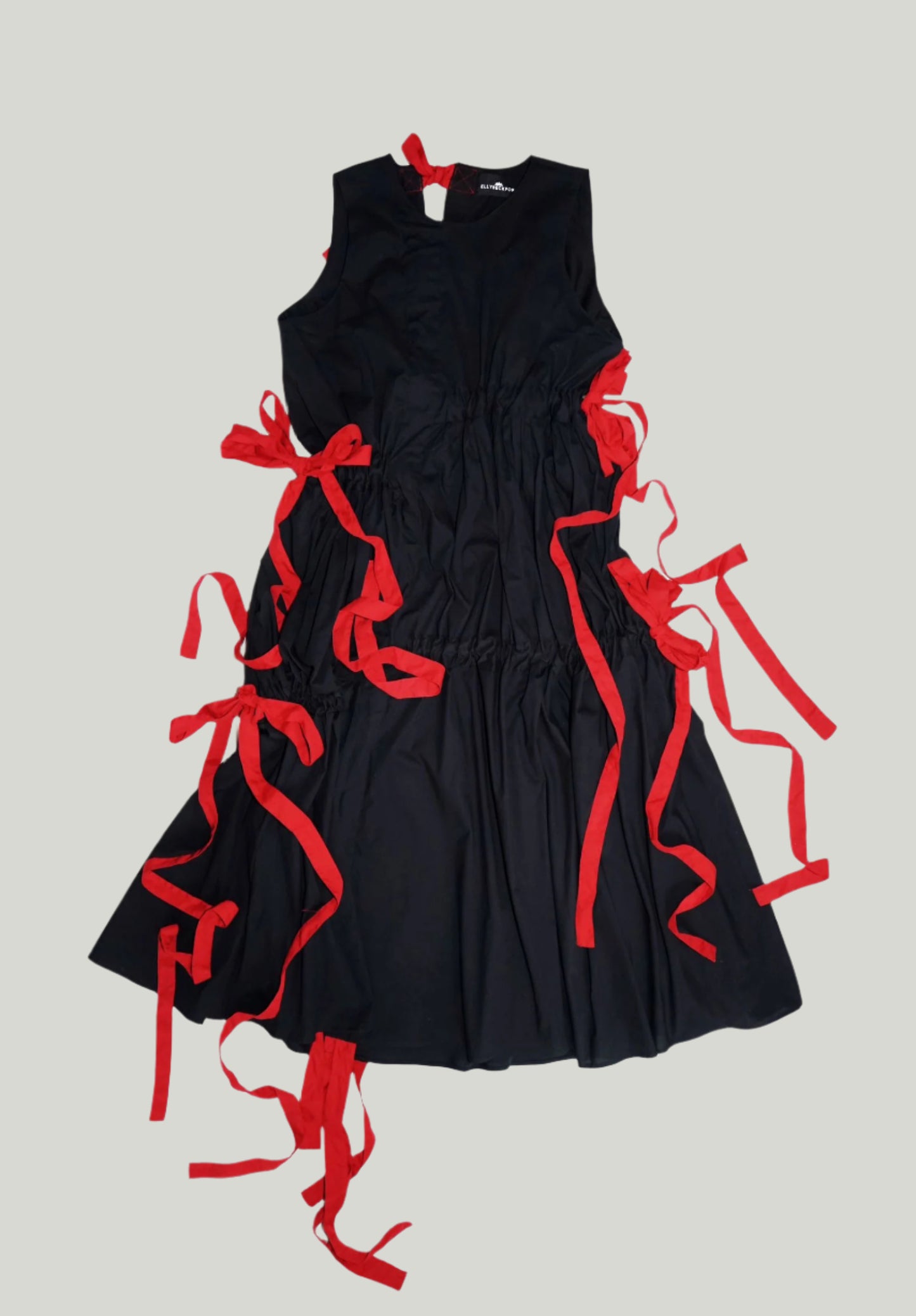 Anxious Dress - black/ red