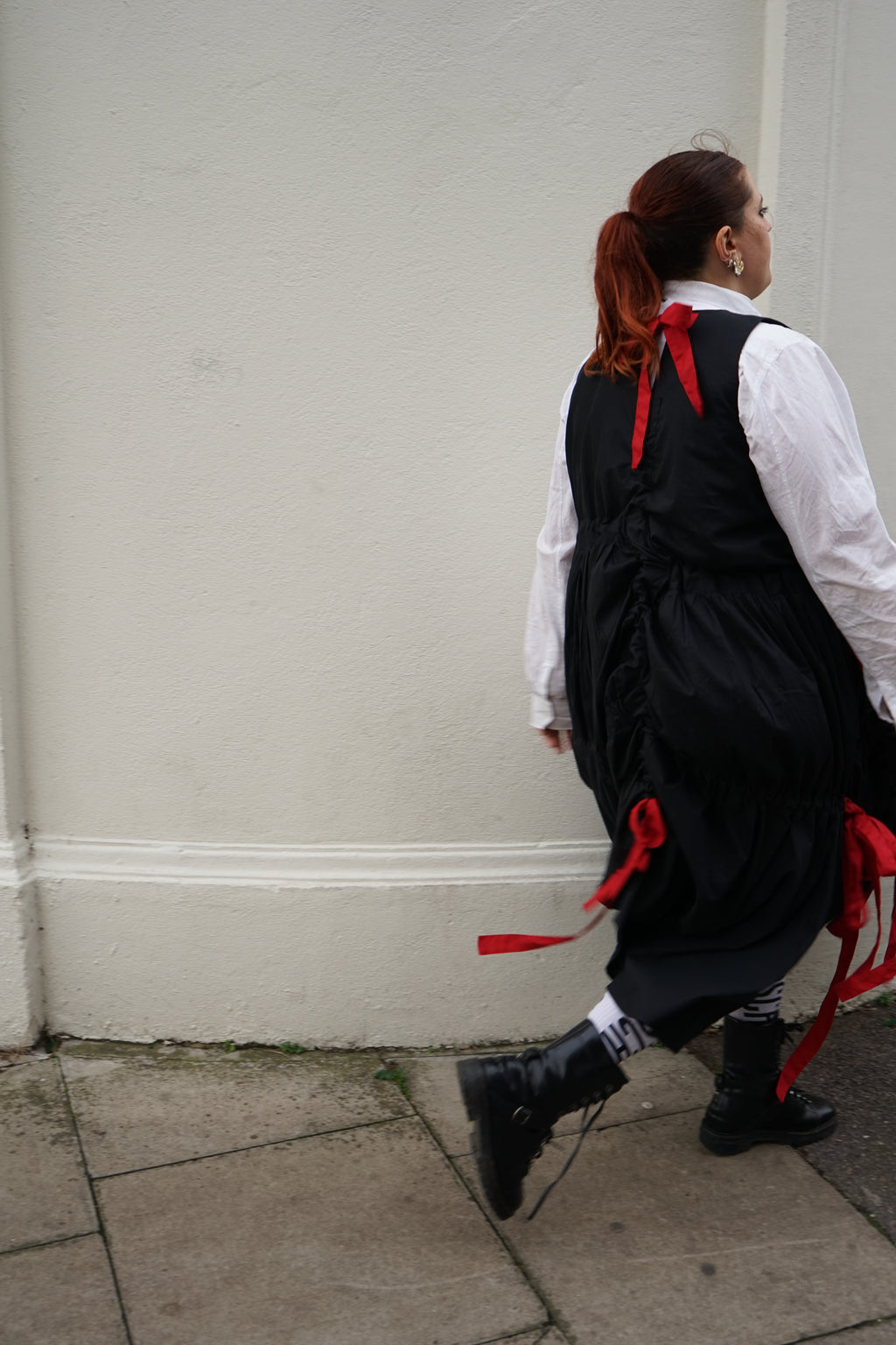 Anxious Dress - black/ red