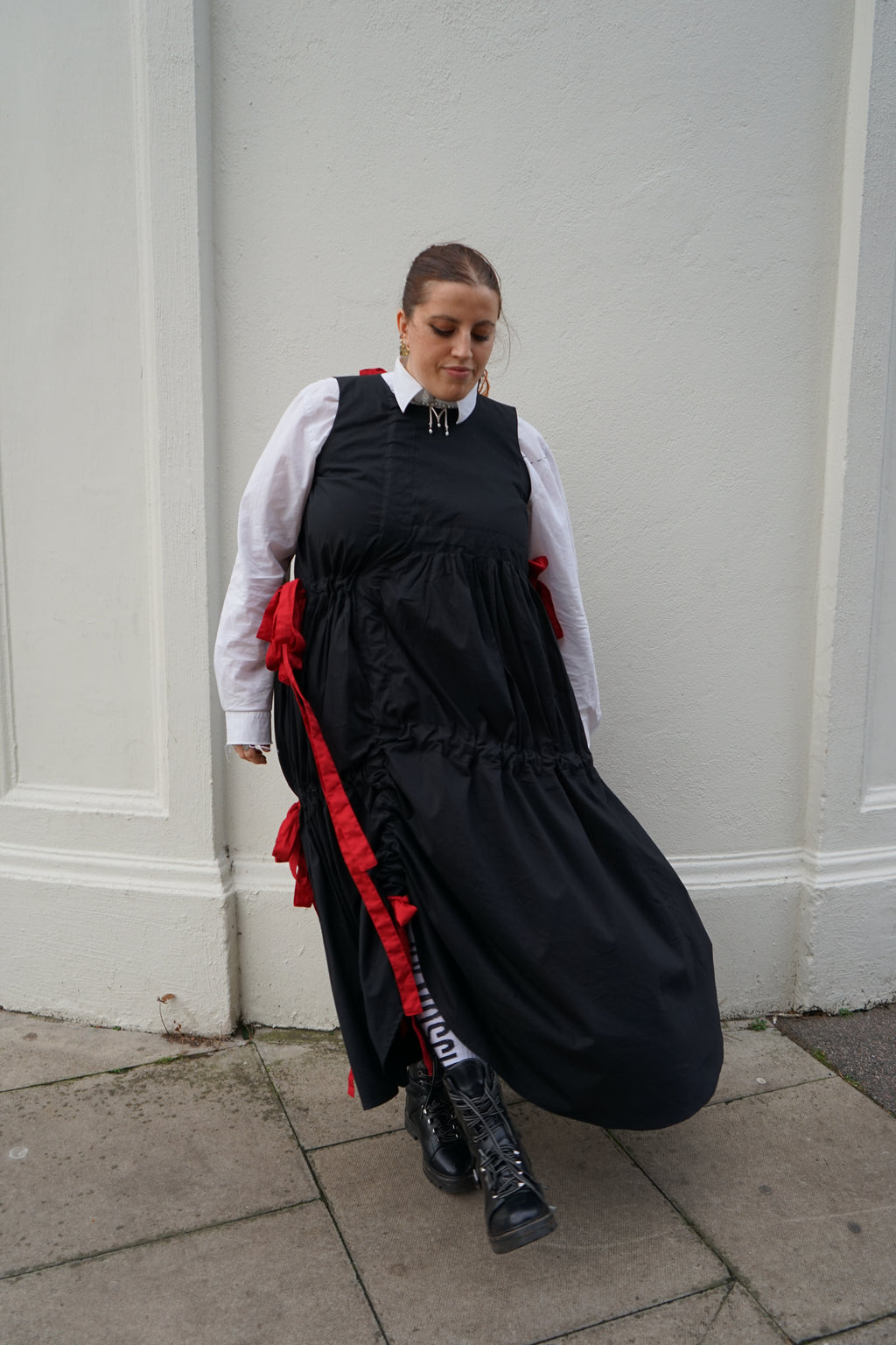 Anxious Dress - black/ red