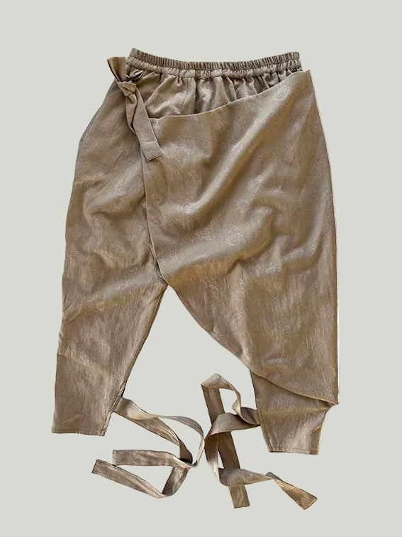 Riding Trouser - buttermilk jacquard