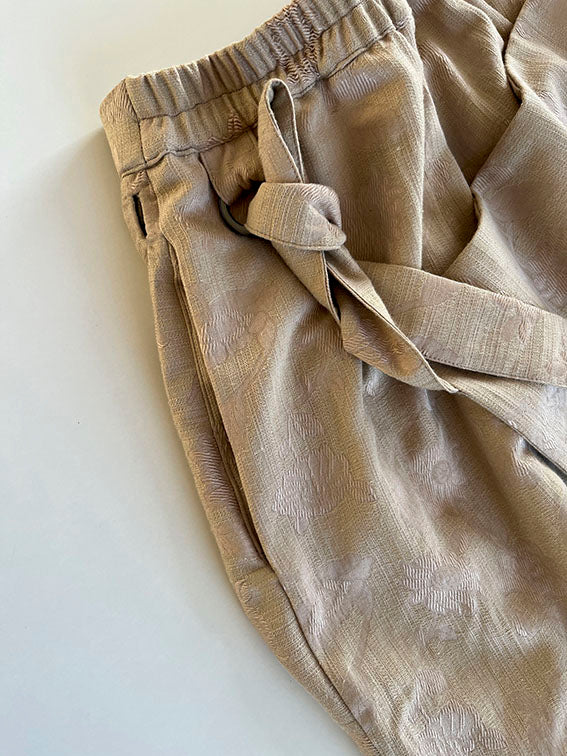 Riding Trouser - buttermilk jacquard